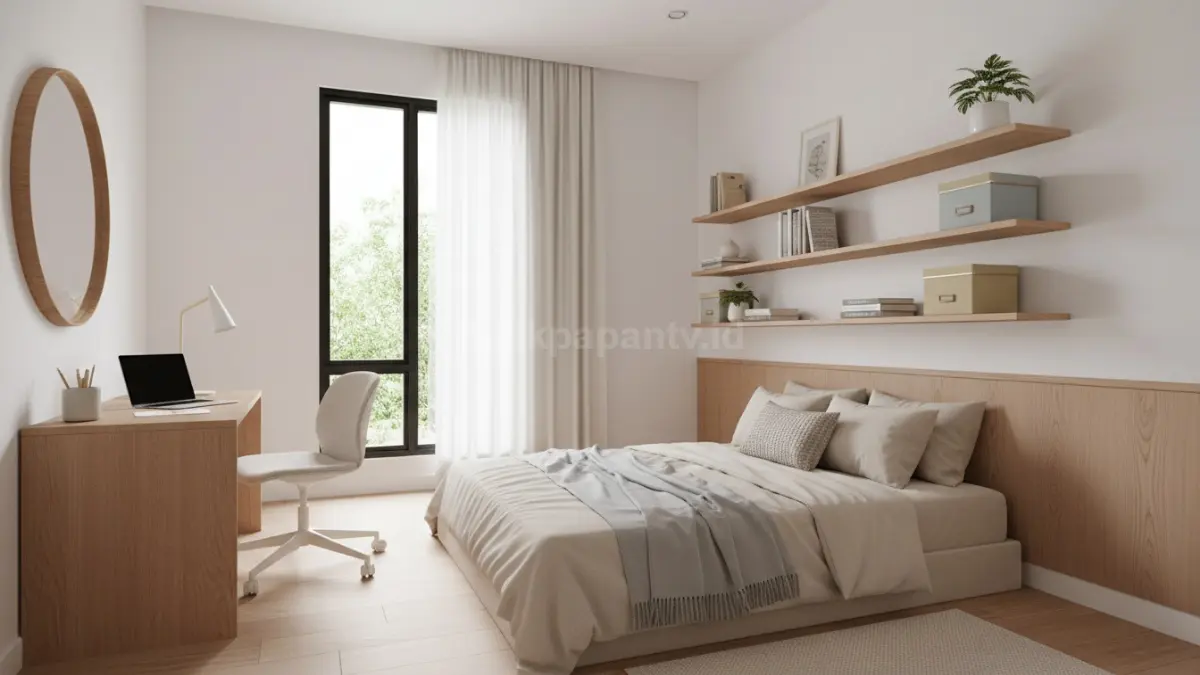 Penataan kamar kecil dengan konsep rapi dan fungsional