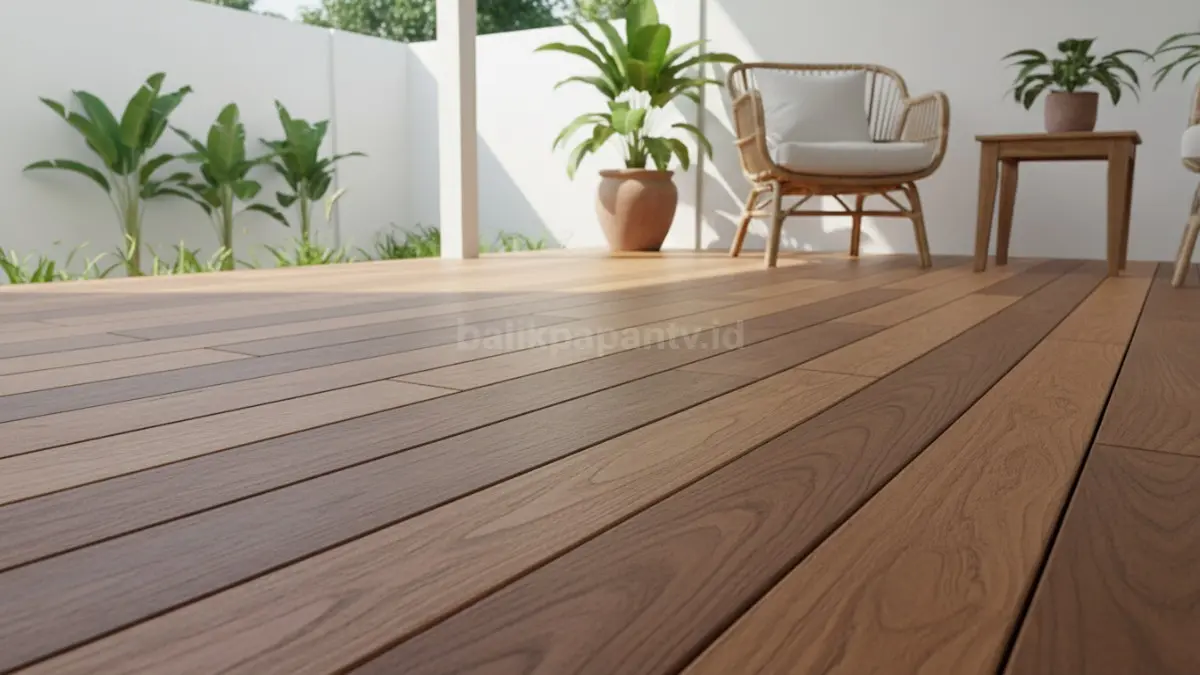 Decking Kayu Anti Slip