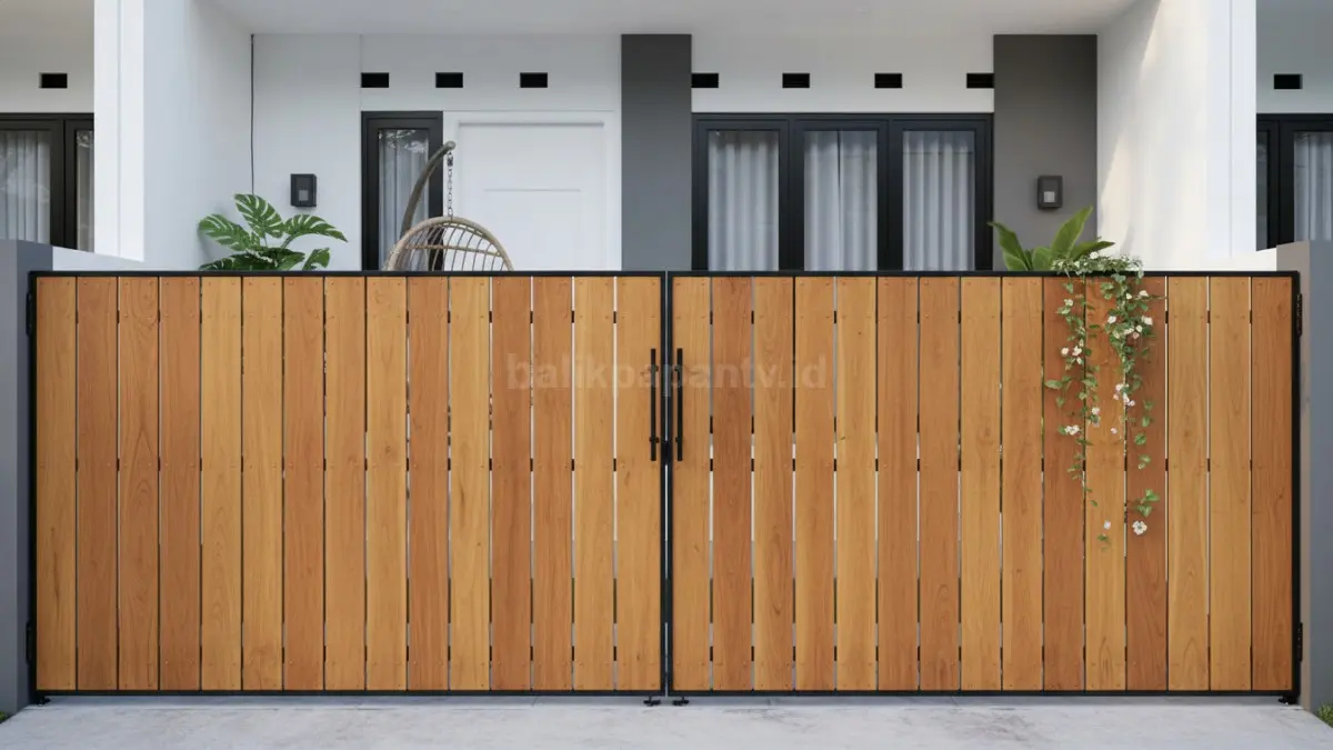 Pagar Kayu Solid