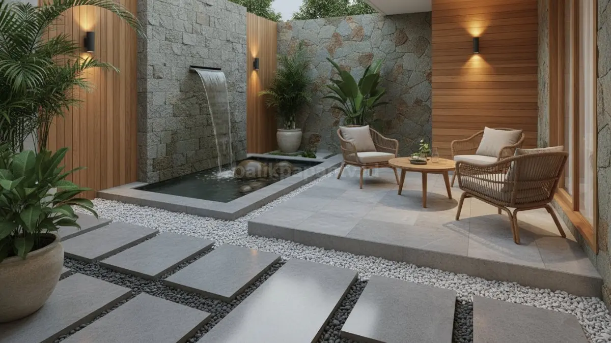 Teras natural modern