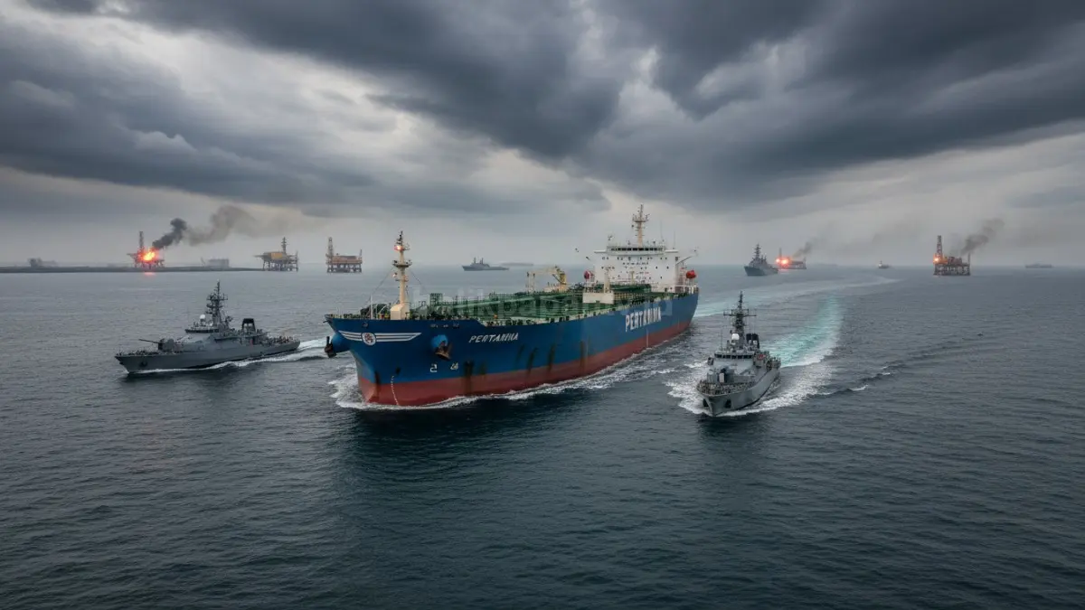 Ketegangan AS dan Iran di Selat Hormuz Makin Panas, Efeknya Bisa Sampai ke  Harga BBM di