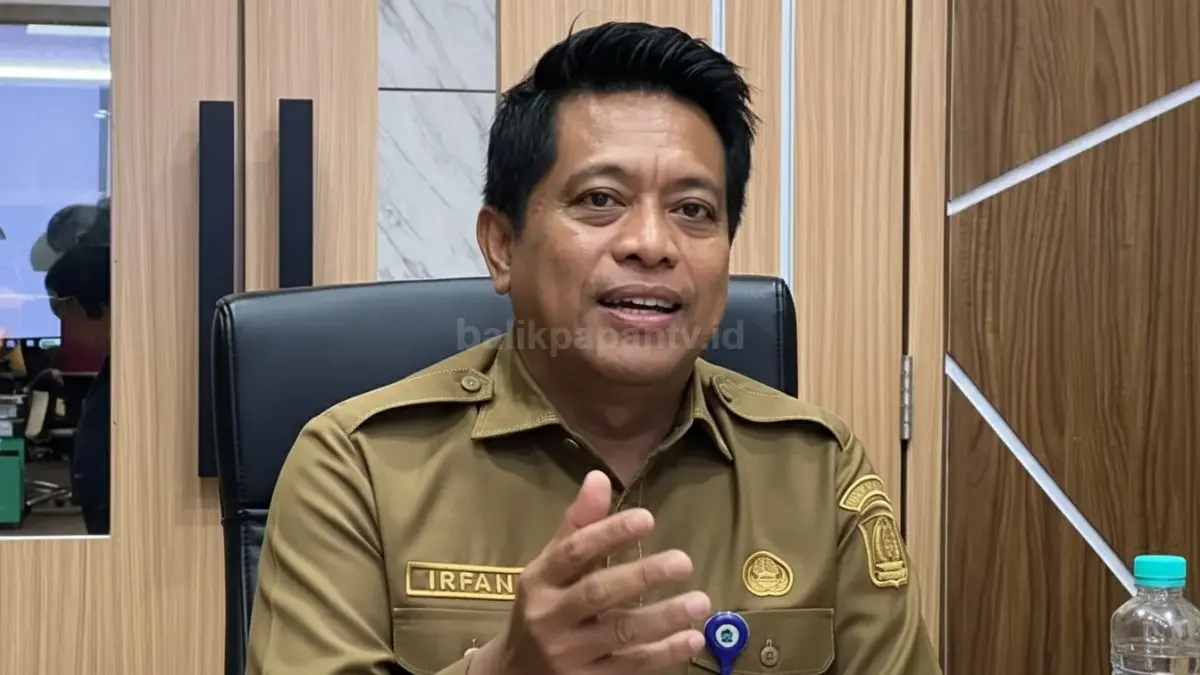 Kepala Disdikbud Kota Balikpapan, Irfan Taufik. Program MBG Balikpapan Jeda, Fokus Perbaikan