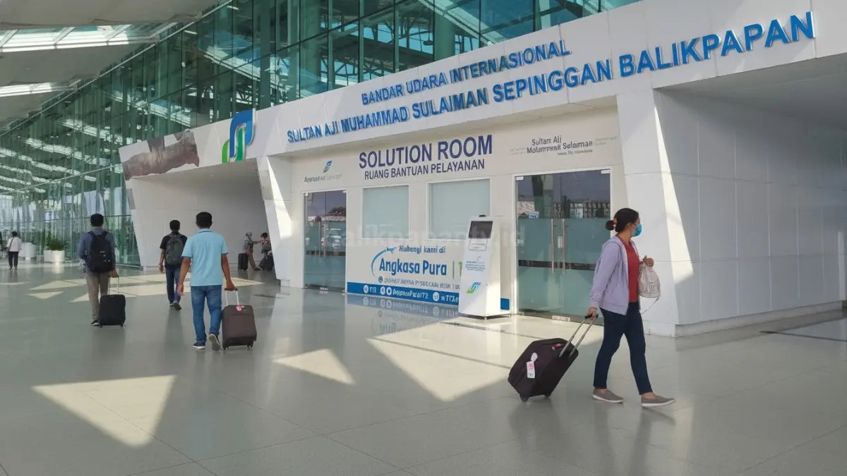 Penumpang di Bandara SAMS Sepinggan