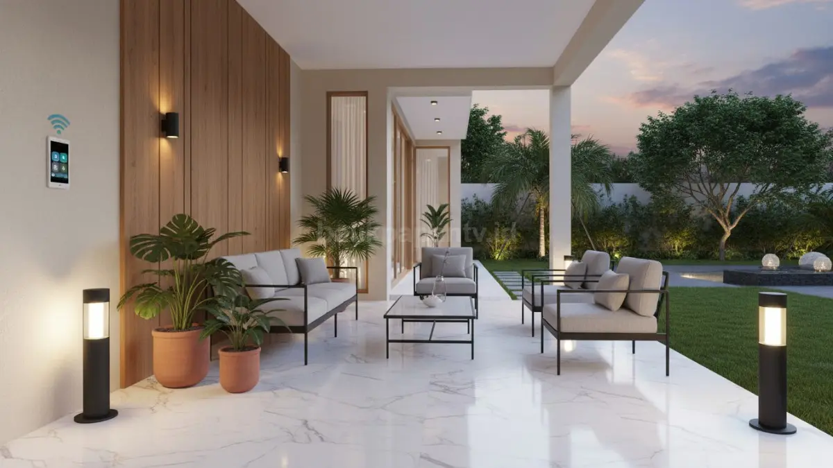  Teras Modern Elegan
