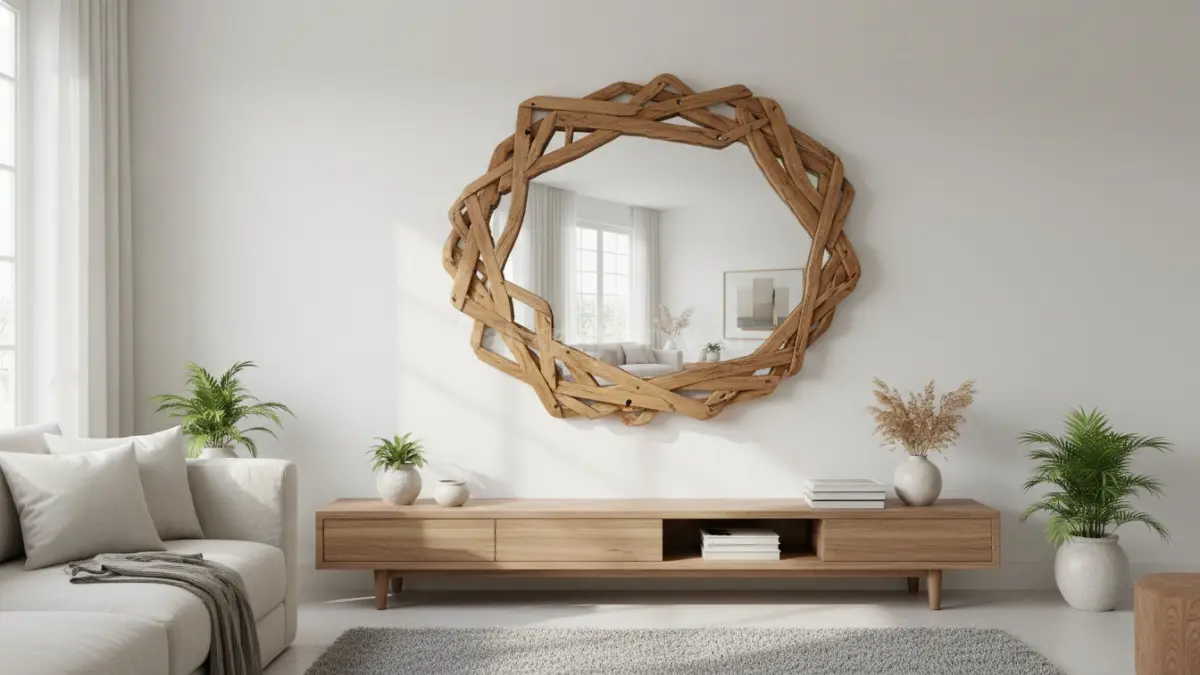  Cermin artistik dengan frame unik 
