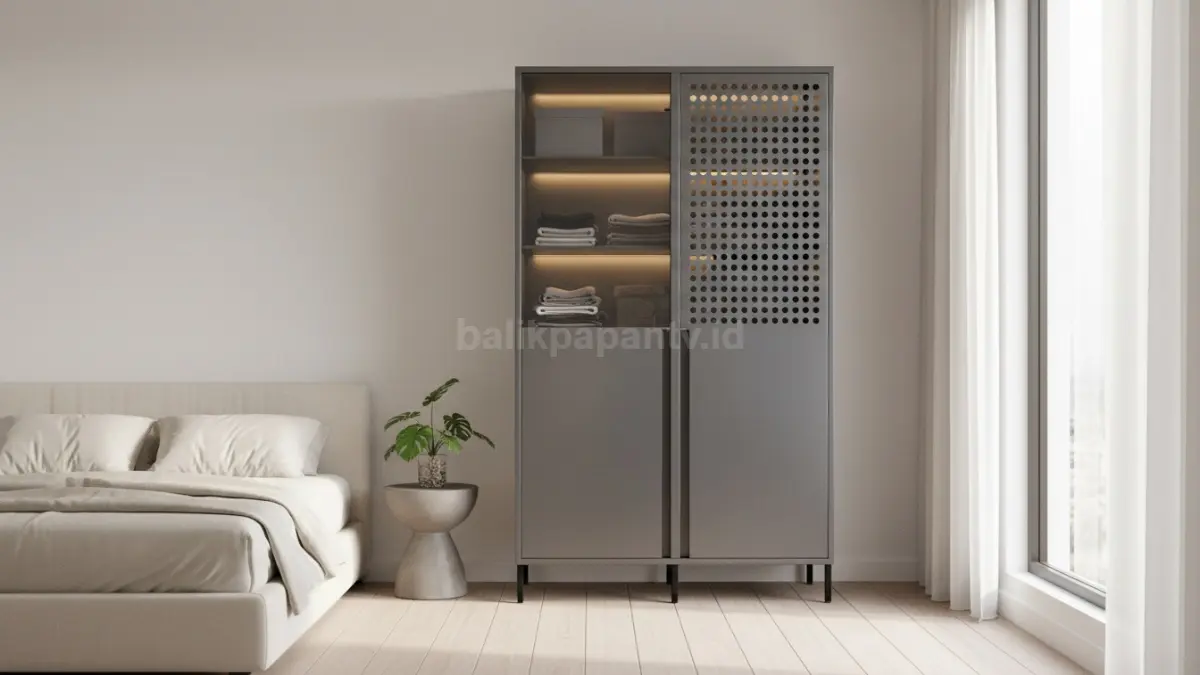Lemari Besi dengan Ventilasi Sirkulasi Udara