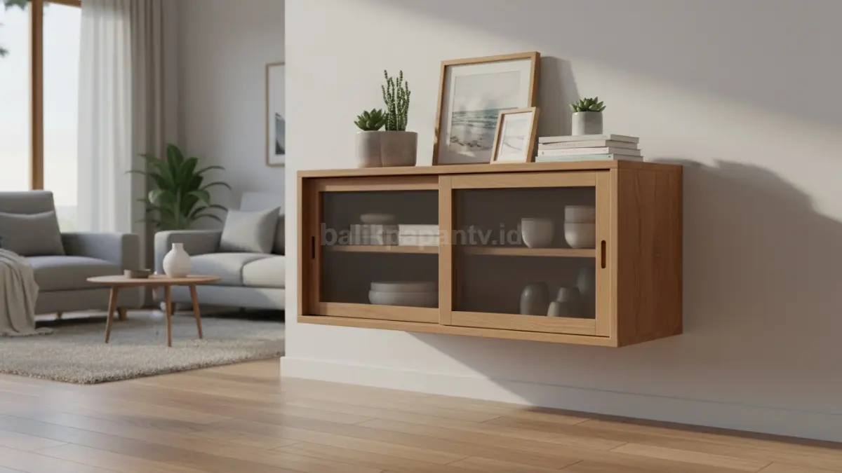 Lemari Hias Dinding (Floating Cabinet)