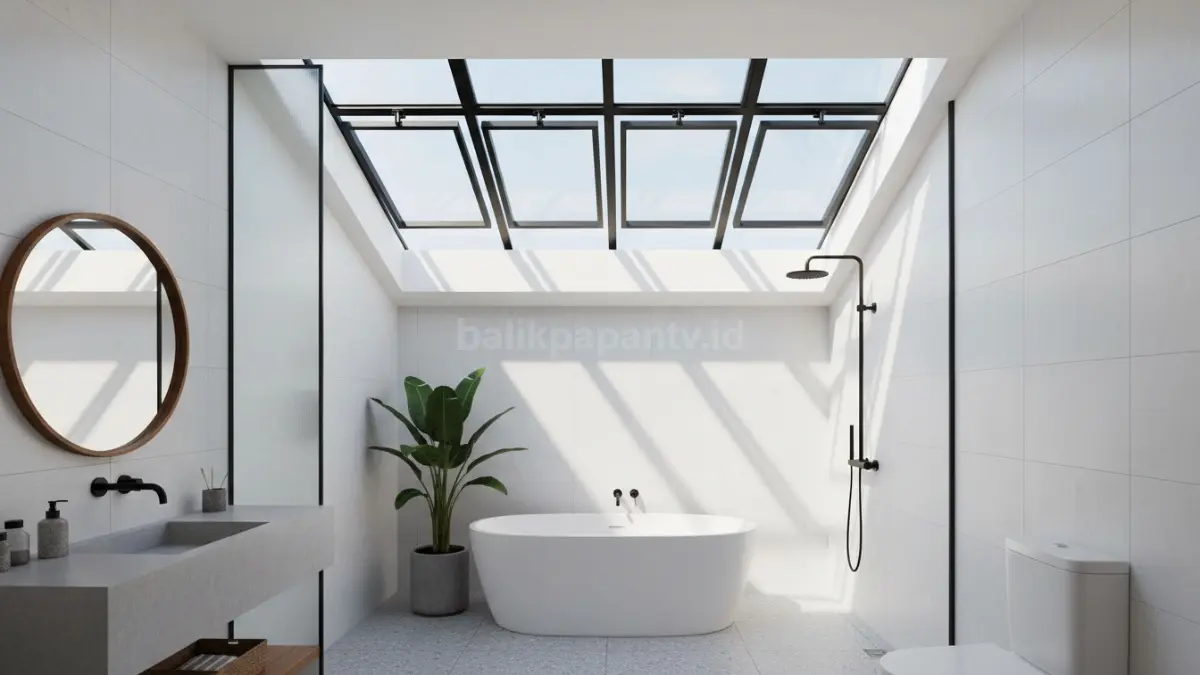  Skylight buka tutup (ventilated) 