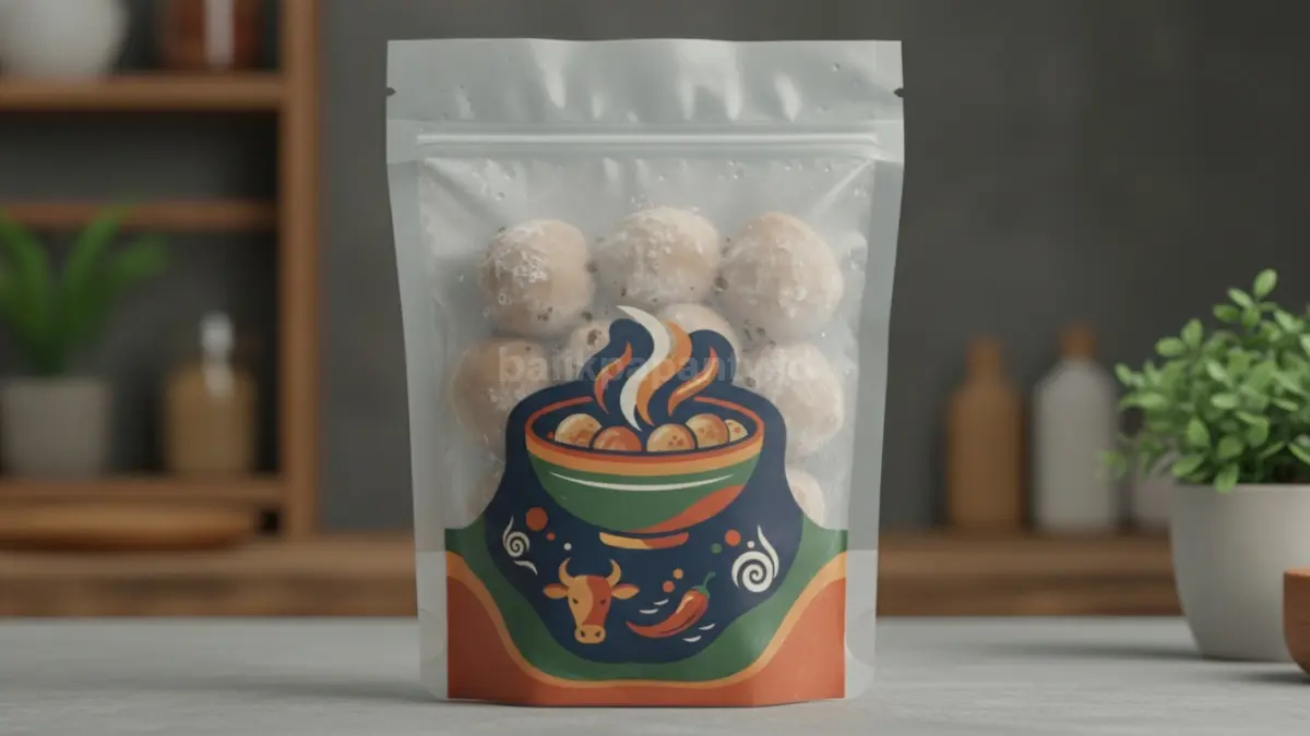 Contoh Kemasan Bakso Sapi Premium