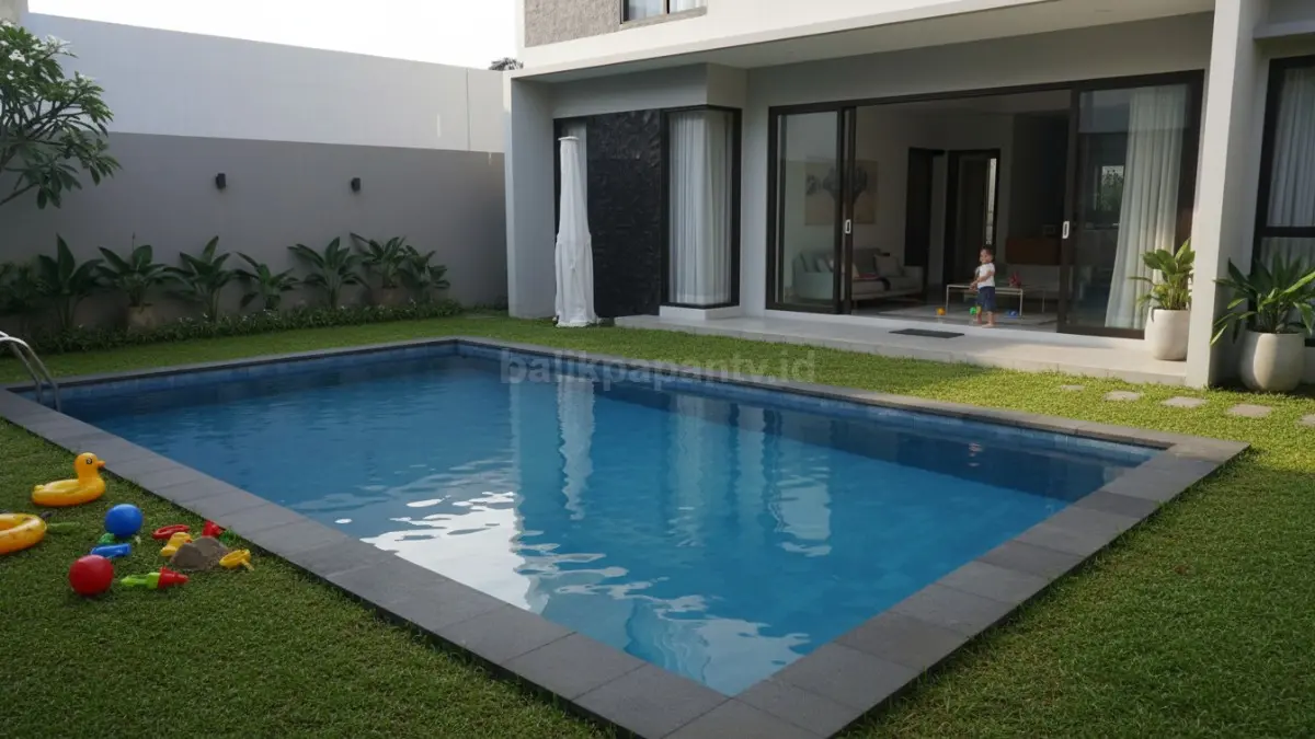 contoh kesalahan kolam tanpa pagar pengaman
