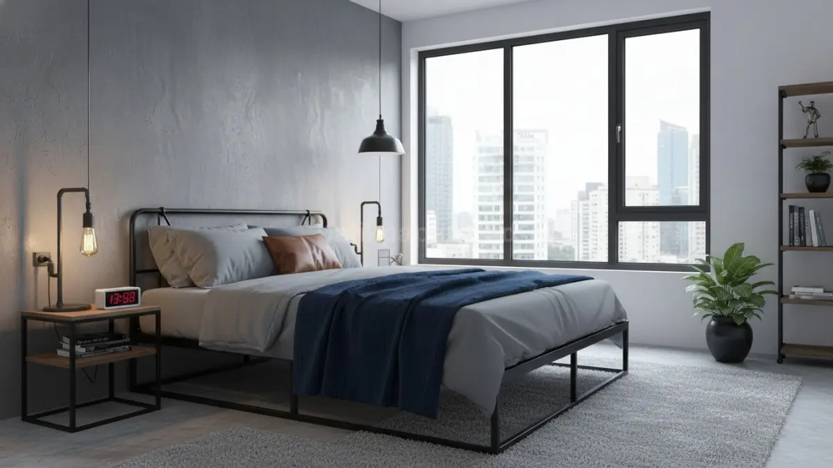 Industrial ringan untuk kesan maskulin modern