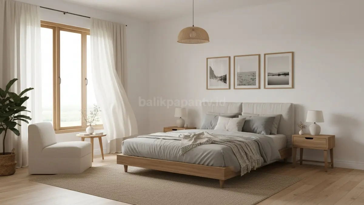 Minimalis hangat dengan warna netral