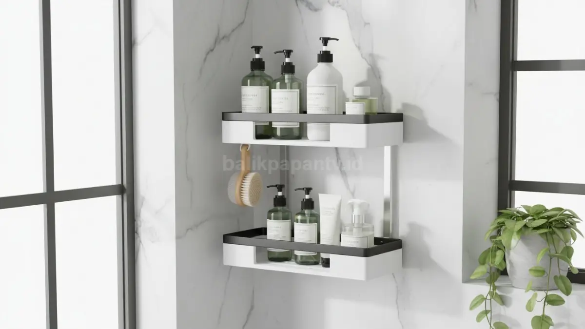  Rak Dinding Tahan Air (Wall Shelf) 