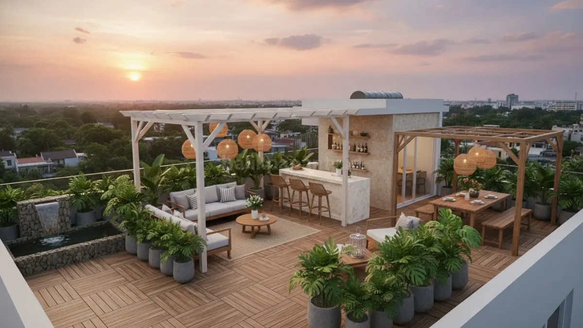 Rooftop Garden Multifungsi