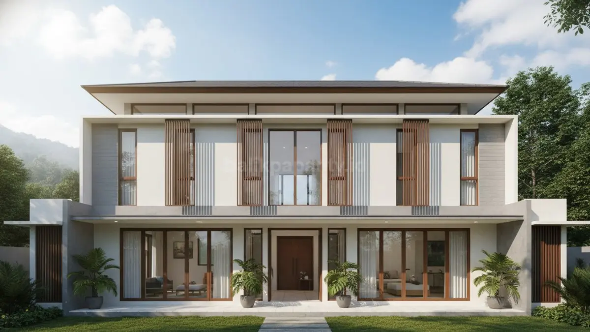 Ventilasi silang pada rumah modern iklim panas lembap
Desain rumah modern di daerah panas dan lembap memanfaatkan ventilasi silang untuk menjaga sirkulasi udara tetap bergerak. Jendela ditempatkan saling berhadapan agar angin bisa masuk dan keluar tanpa hambatan. Cara ini membantu menurunkan suhu ruang secara alami tanpa bergantung penuh pada pendingin udara.