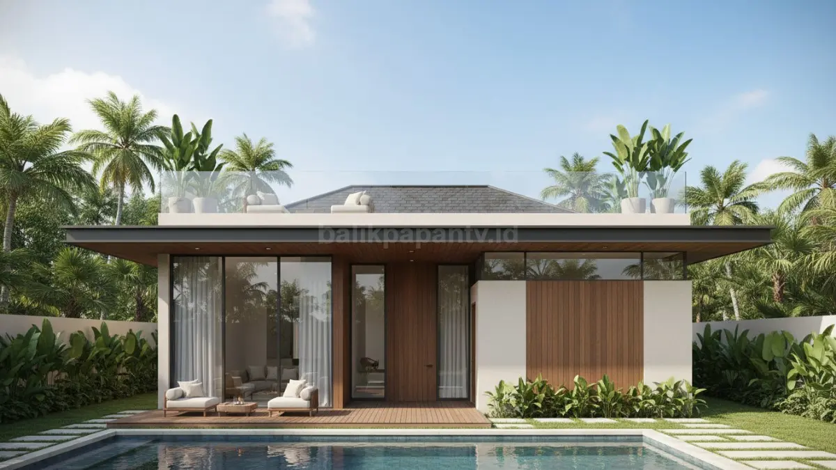 Atap Datar Minimalis Modern