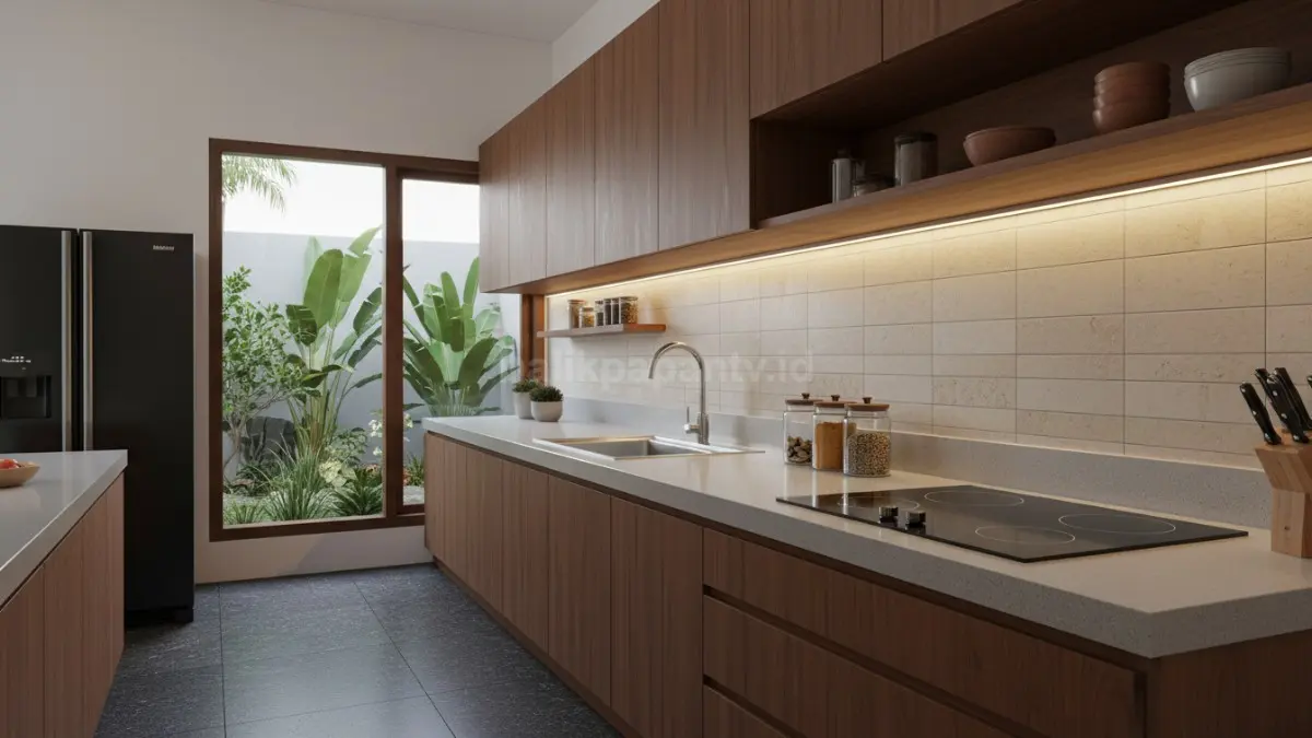Dapur linear satu sisi
