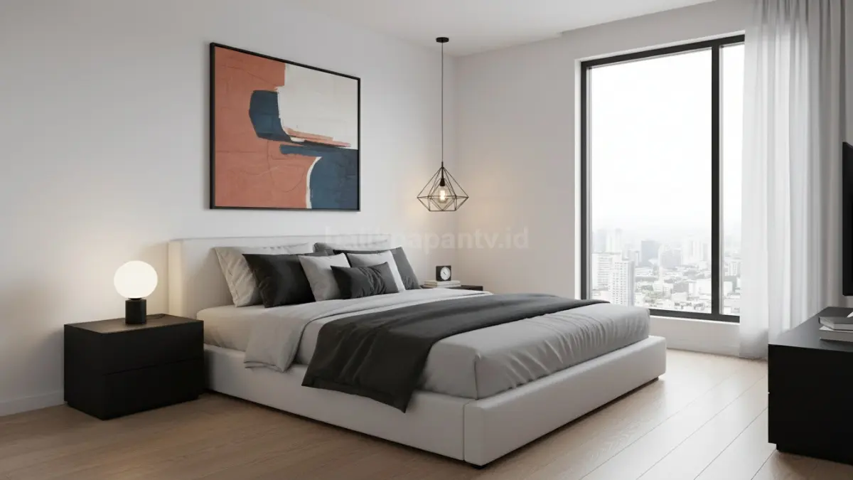  Kamar Clean Modern dengan Sentuhan Simpel