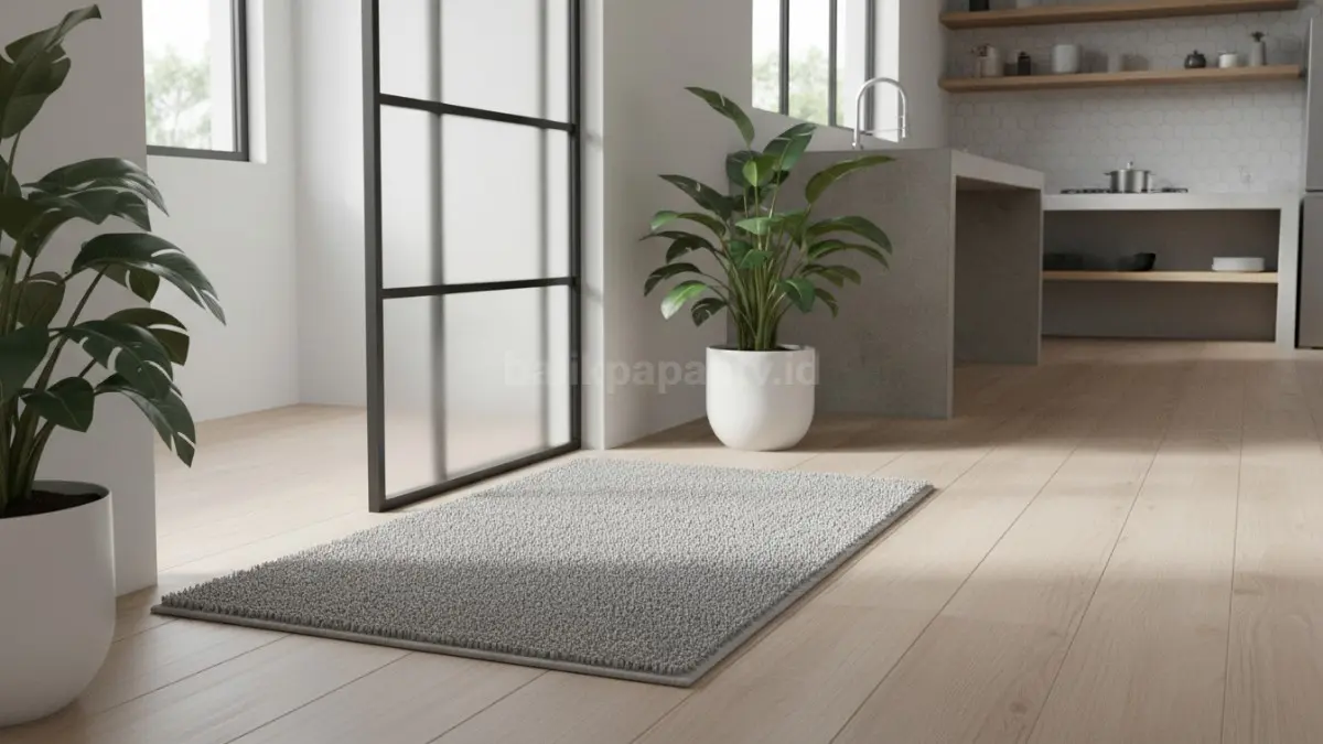 Keset microfiber penyerap air