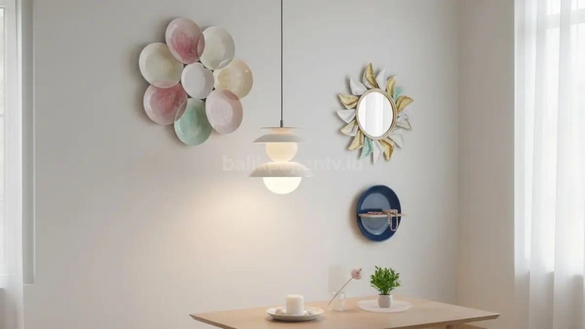 beberapa model karya dari piring plastik