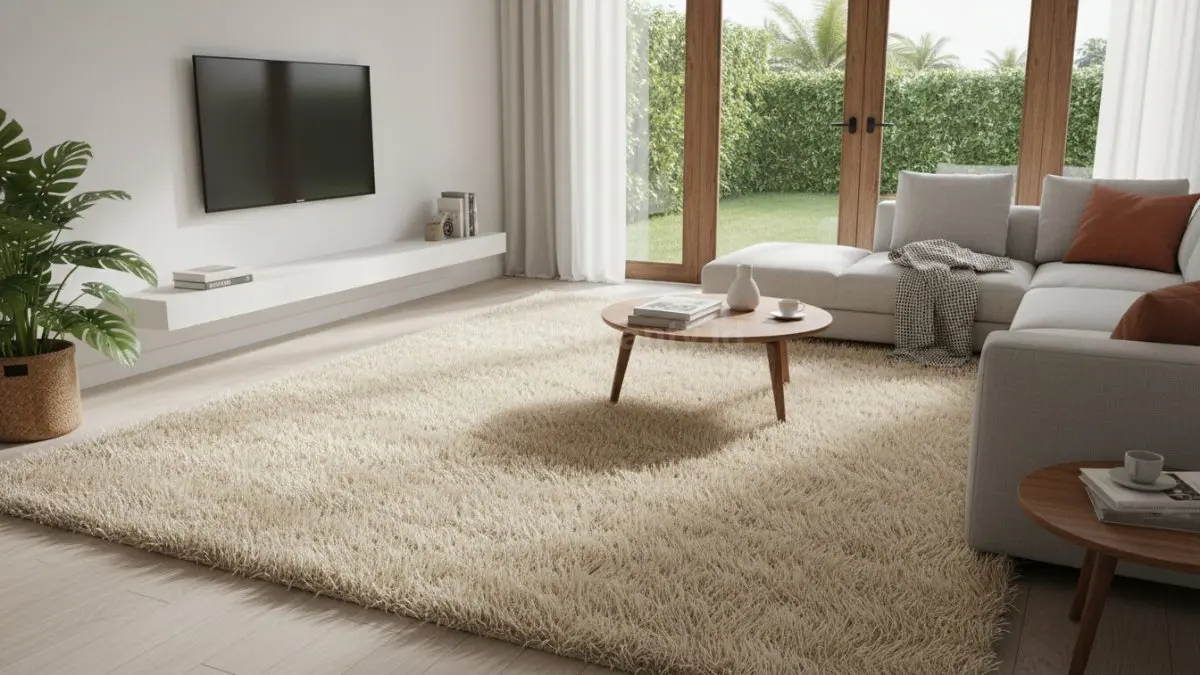 Karpet bulu panjang (shaggy)