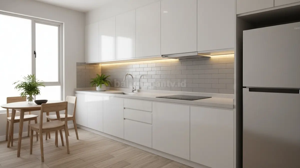 Kitchen Set Linear Satu Garis
