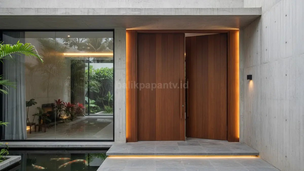 Pntu rumah yang memberi kesan elegan