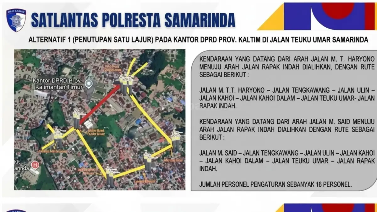 Rekayasa lalu lintas Samarinda
