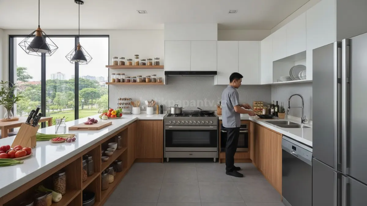 Zonasi Dapur Berdasarkan Aktivitas
