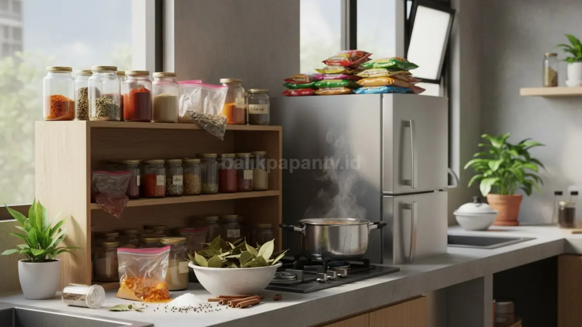 Kesalahan umum penyimpanan bumbu dapur yang sering terjadi
