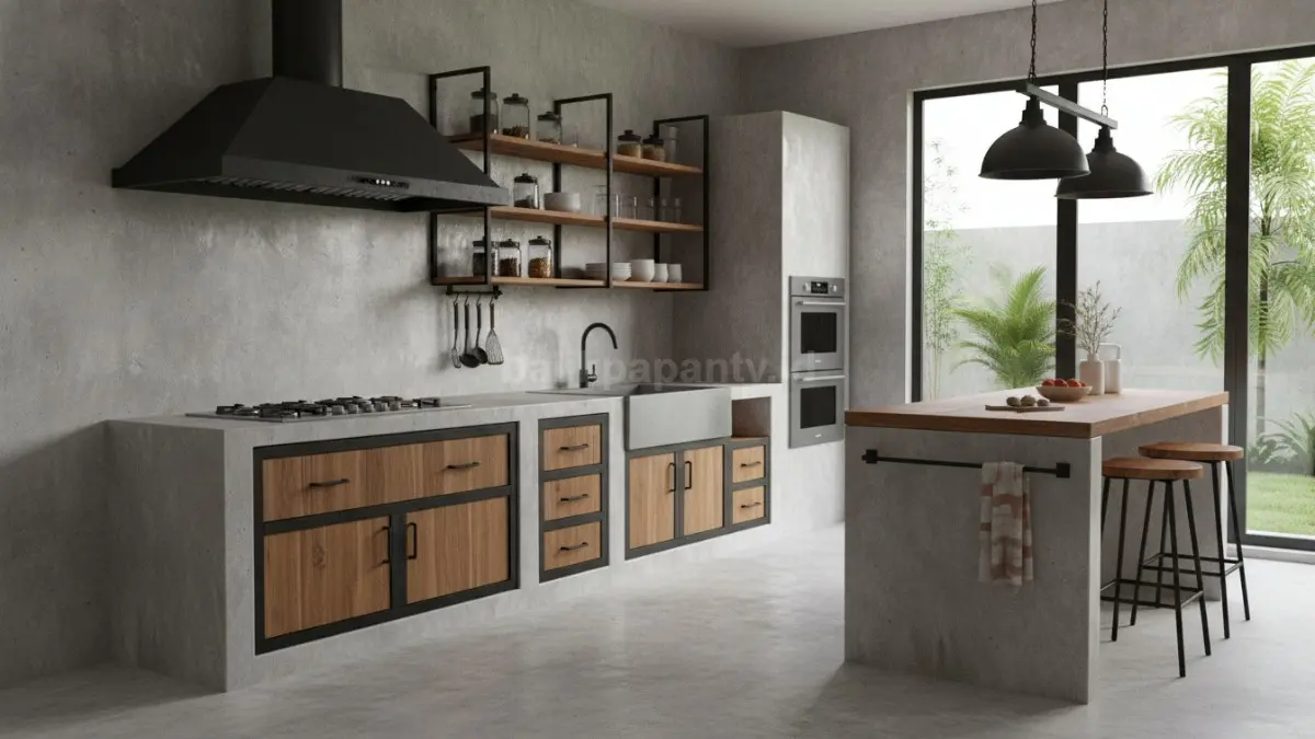 Kitchen set industrial permanen