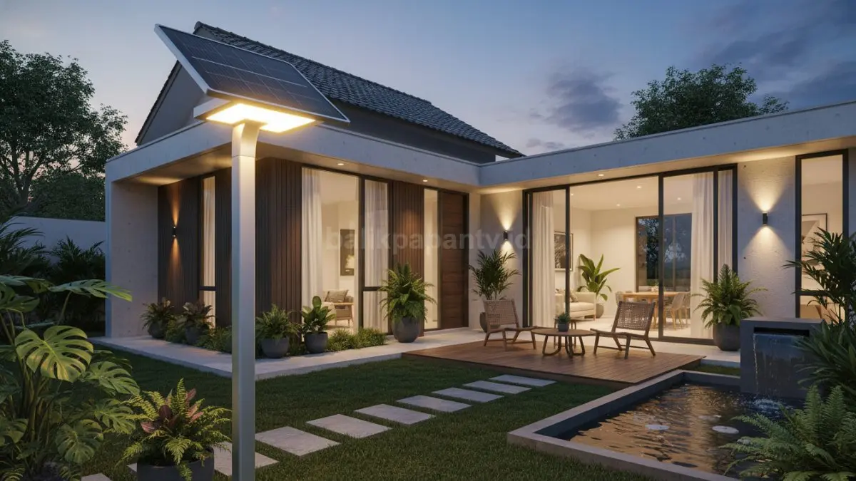 Lampu tenaga surya pintar