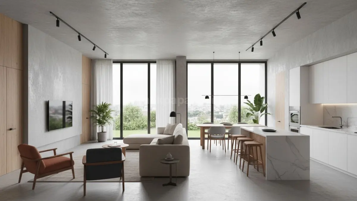 Model open space minimalis modern
