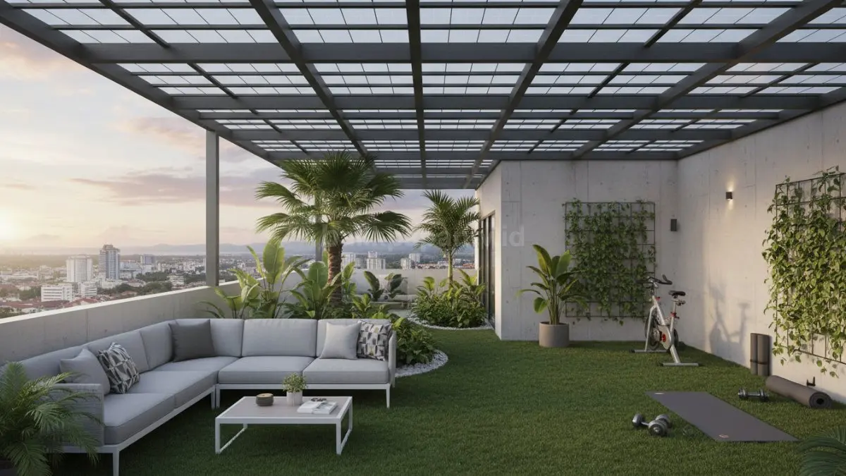 Model rooftop aktif multifungsi