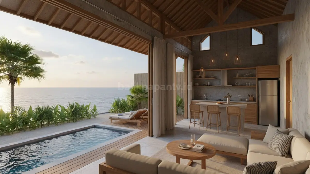 Model Vila Tropis Terbuka