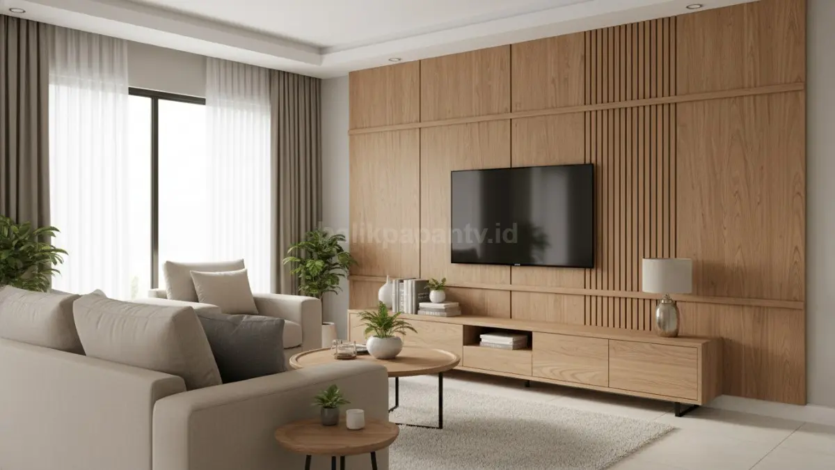  Panel Kayu Natural 