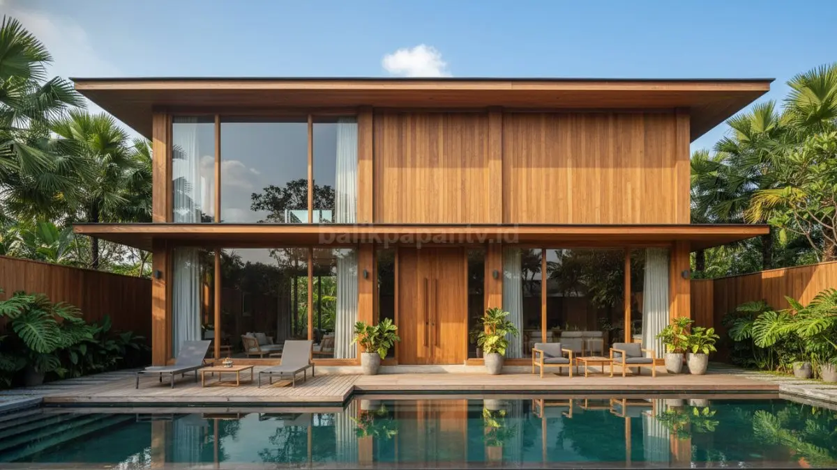  Rumah jati minimalis modern.
