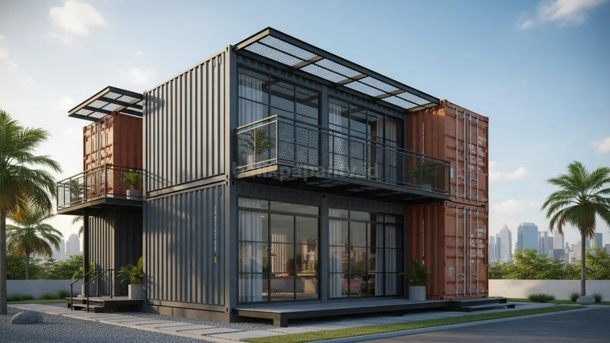 Rumah Kontainer Industrial
