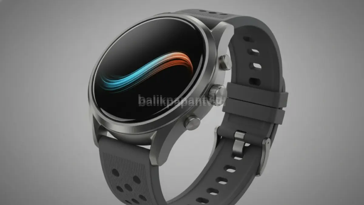 Tampilan desain Huawei Watch GT Runner 2 dengan material titanium ringan
