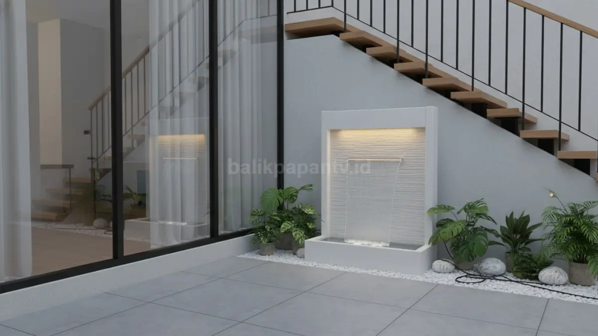 Water wall indoor compact untuk ruang kecil
