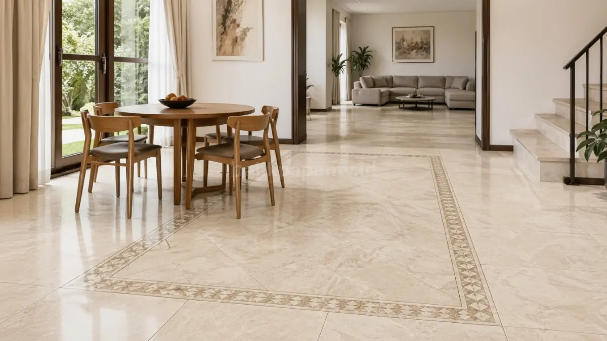 Art keramik lantai merapi beige.
