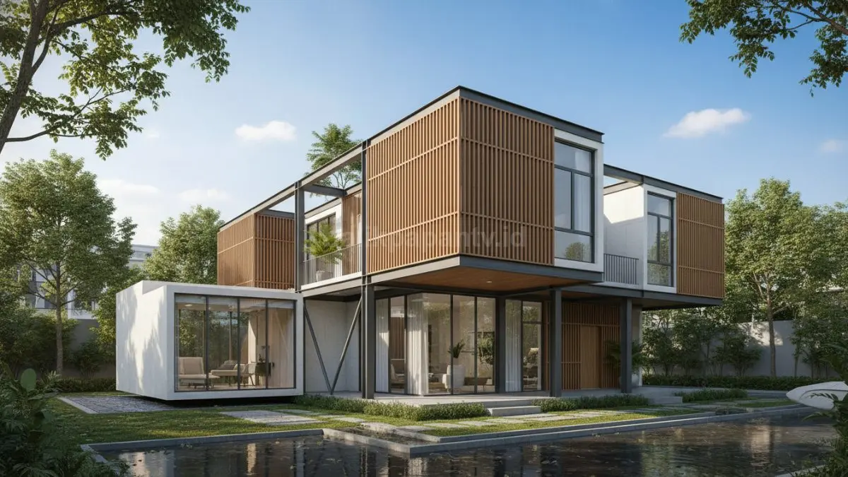  Desain modular fleksibel
