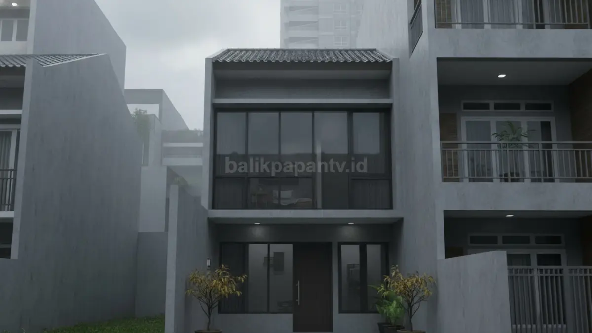 Ilustrasi kesalahan desain rumah sempit tanpa ventilasi
