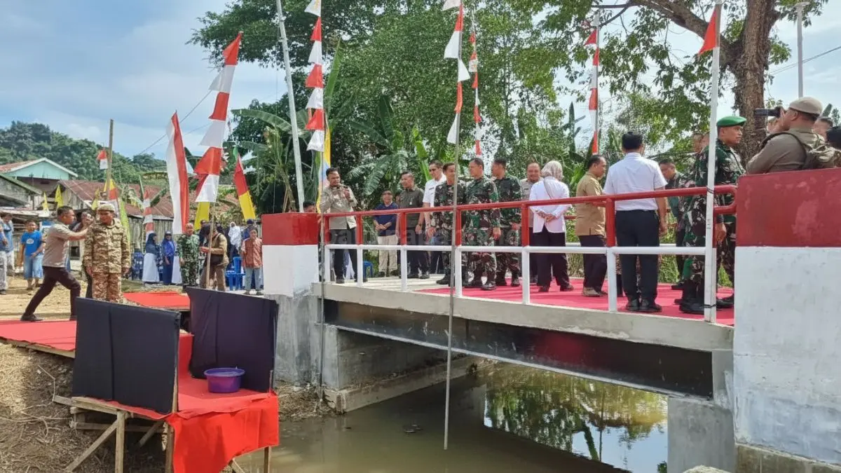 Jembatan permanen di Palaran yang menghubungkan Handil Bakti dan Simpang Pasir, akses warga kini lancar