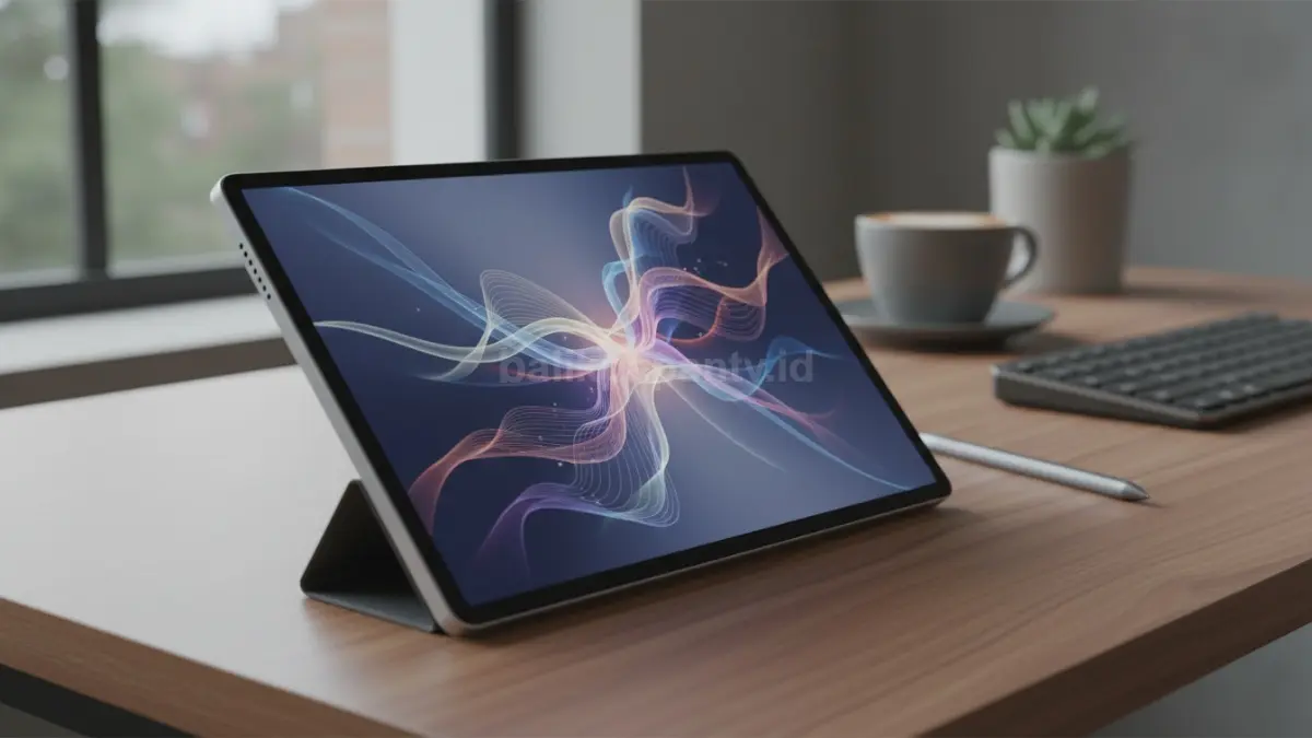Lenovo Yoga Tab tampil tipis premium dengan layar tajam untuk kerja kreatif
