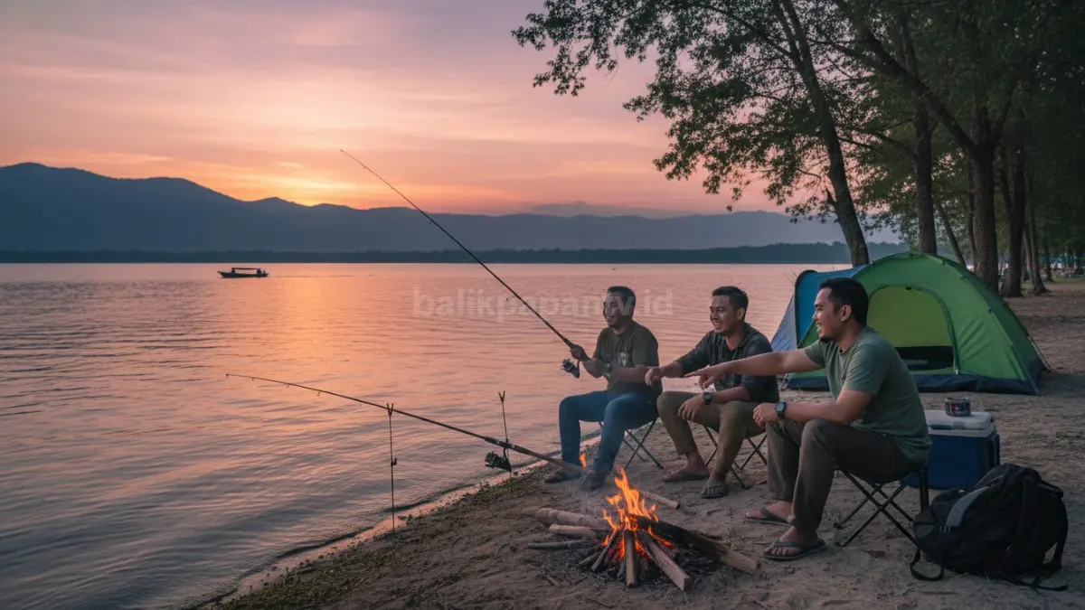 Mancing rekreasi dilakukan di lokasi yang sudah dikenal memiliki ikan, seperti sungai, danau, atau dermaga.