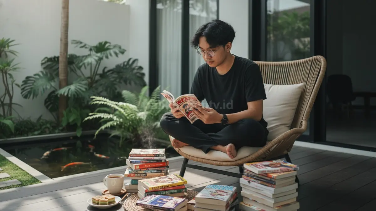 Membaca komik dan manga membantu otak memahami cerita lebih cepat lewat kombinasi visual dan teks yang saling melengkapi