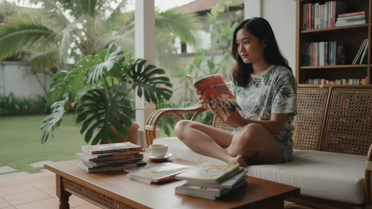 Membaca manga di waktu santai ternyata jadi cara belajar visual yang efektif dan menyenangkan
