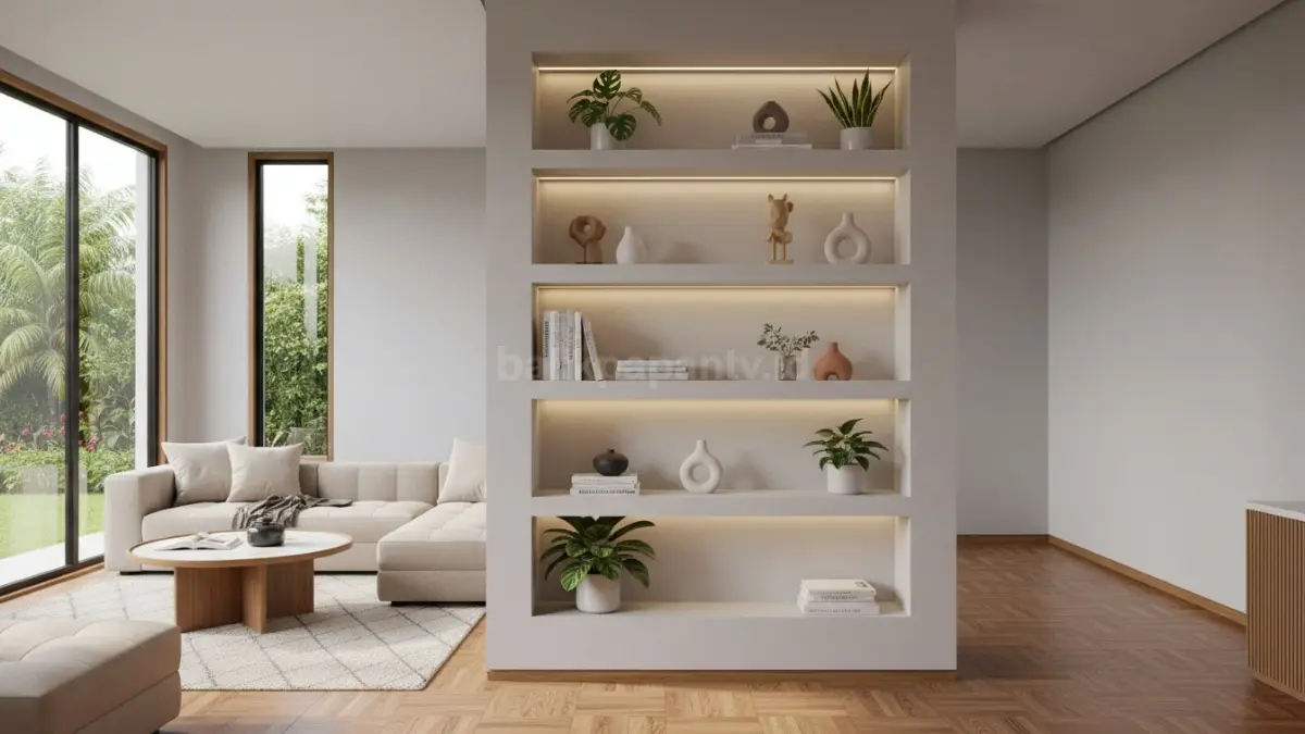 Rak Niche Vertikal Minimalis