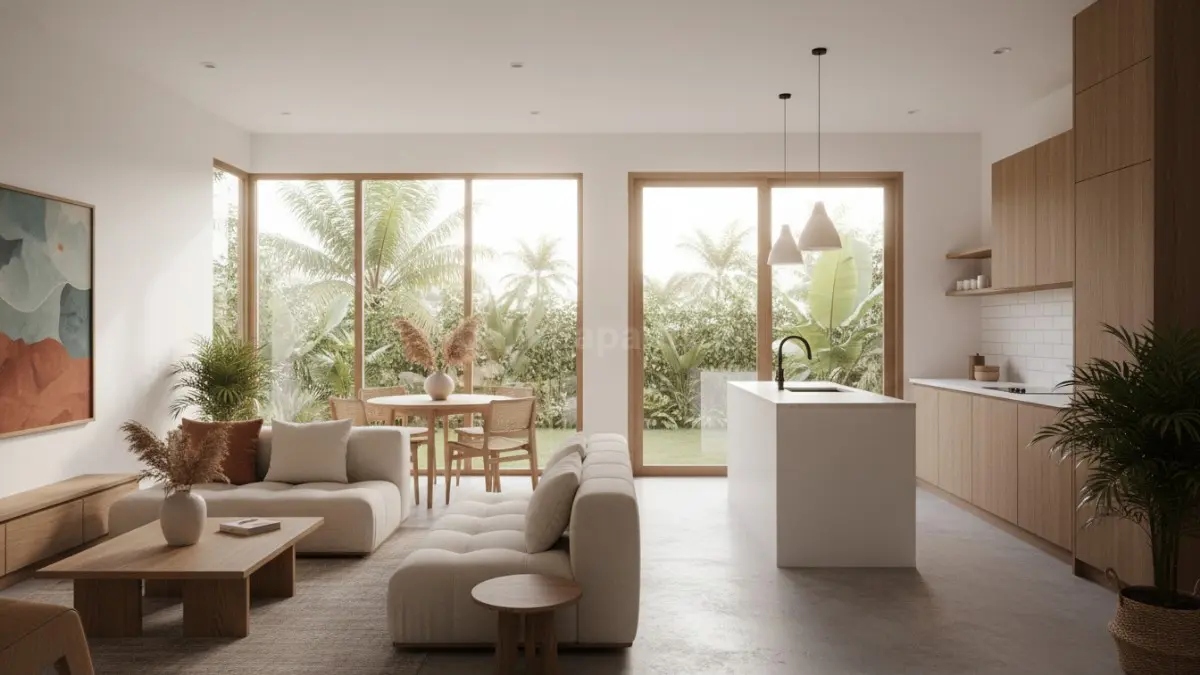 Rumah minimalis dengan konsep open space